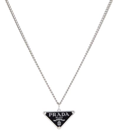 sterling silver Prada necklace